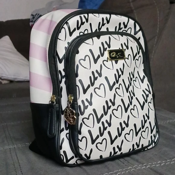 Betsey Johnson | Bags | Betsey Johnson Mini Backpack Pink  display picture 3